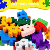 2 in 1 Animal Puzzle  - Pack of 1 - Butterfly